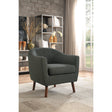 Lucille Gray Accent Chair by Homelegance at Eve Furniture