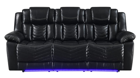 Lucky Charm Black Reclining Living Room Set by New Era Innovations at Eve Furniture