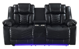 Lucky Charm Black Reclining Living Room Set by New Era Innovations at Eve Furniture