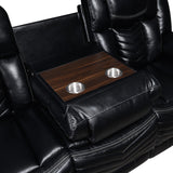 Lucky Charm Black Reclining Living Room Set by New Era Innovations at Eve Furniture