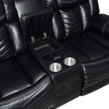Lucky Charm Black Reclining Living Room Set by New Era Innovations at Eve Furniture