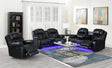 Lucky Charm Black Reclining Living Room Set by New Era Innovations at Eve Furniture