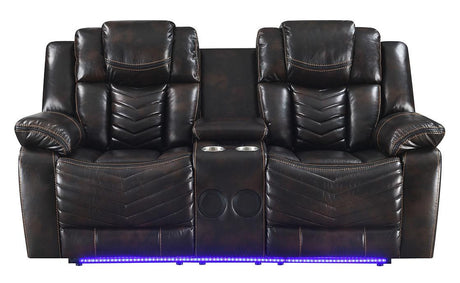 Lucky Charm Brown Reclining Living Room Set by New Era Innovations at Eve Furniture