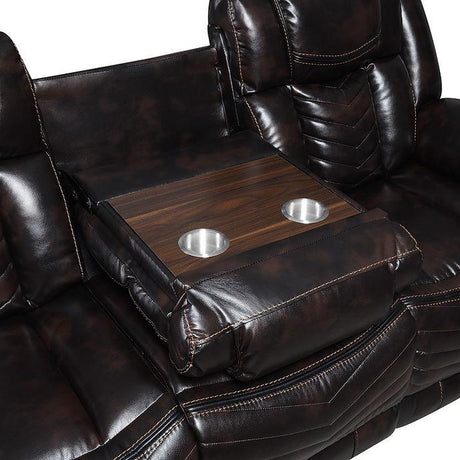 Lucky Charm Brown Reclining Living Room Set by New Era Innovations at Eve Furniture