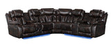 Lucky Charm Brown Sectional by New Era Innovations at Eve Furniture