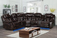 Lucky Charm Brown Sectional by New Era Innovations at Eve Furniture