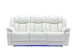 Lucky Charm White Reclining Living Room Set by New Era Innovations at Eve Furniture