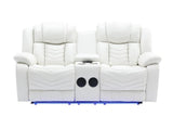 Lucky Charm White Reclining Living Room Set by New Era Innovations at Eve Furniture