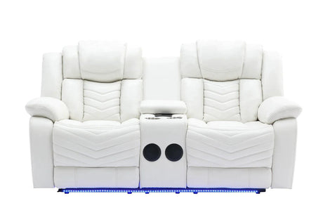 Lucky Charm White Reclining Living Room Set by New Era Innovations at Eve Furniture