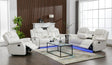 Lucky Charm White Reclining Living Room Set by New Era Innovations at Eve Furniture