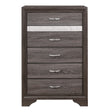 Luster Gray Chest by Homelegance at Eve Furniture