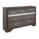 Luster Gray Dresser by Homelegance at Eve Furniture