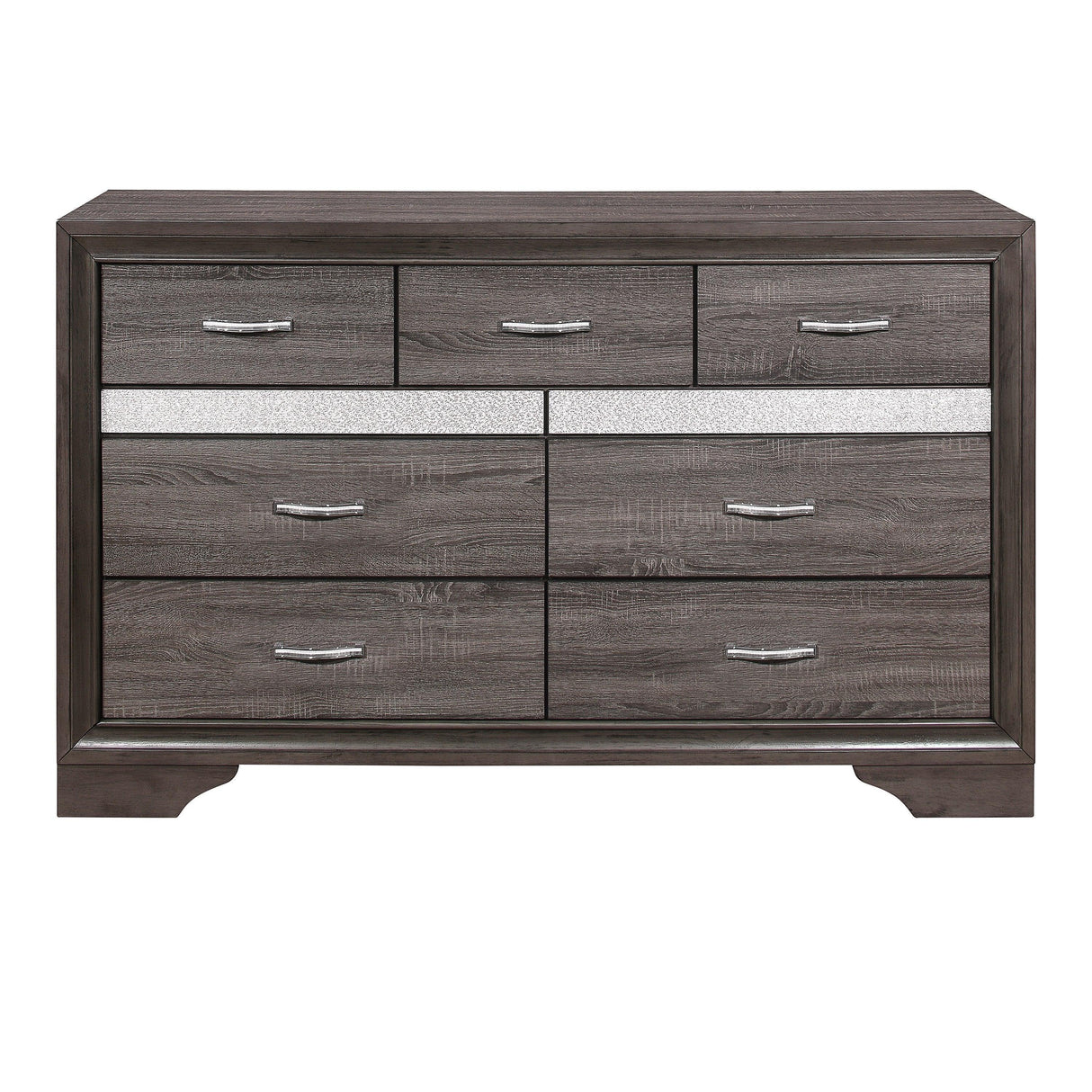 Luster Gray Dresser by Homelegance at Eve Furniture