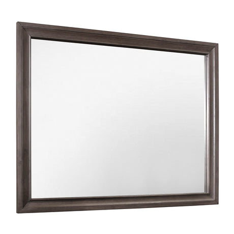 Luster Gray Mirror (Mirror Only) by Homelegance at Eve Furniture