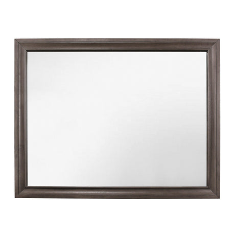 Luster Gray Mirror (Mirror Only) by Homelegance at Eve Furniture