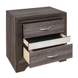 Luster Gray Nightstand by Homelegance at Eve Furniture
