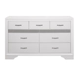 Luster White Dresser by Homelegance at Eve Furniture