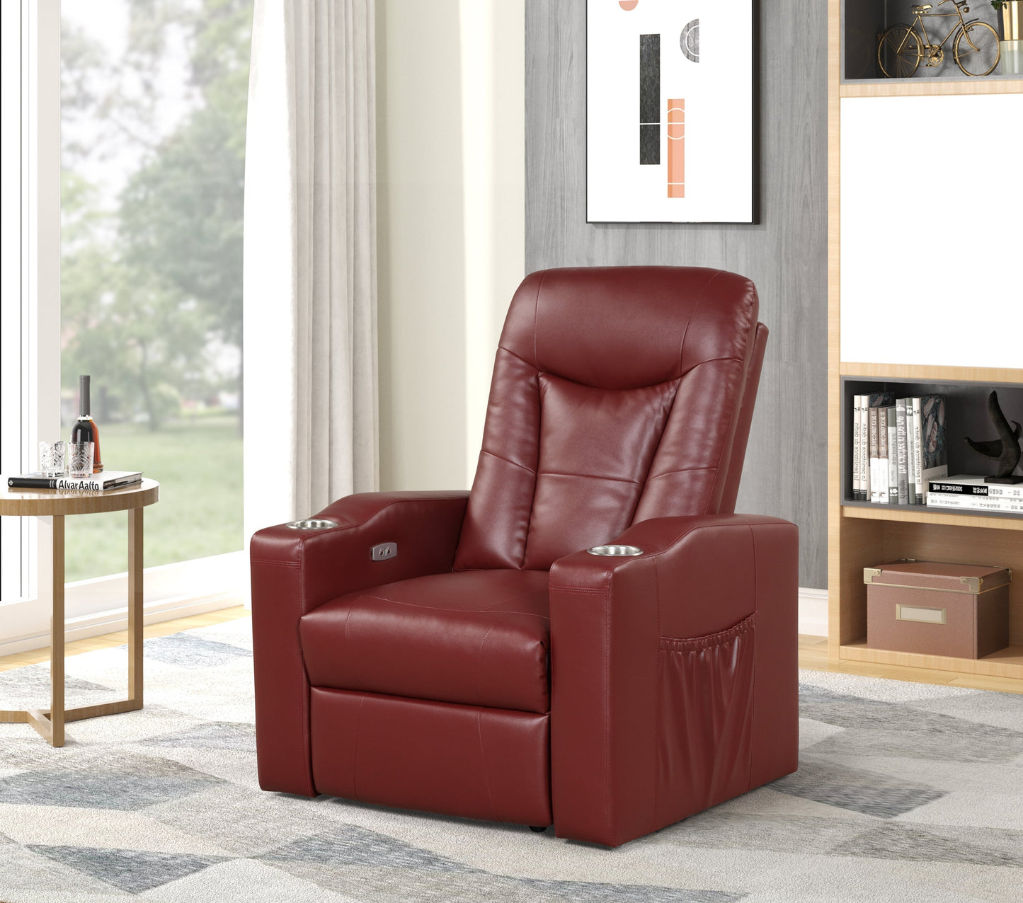 Madison Red Power Recliner