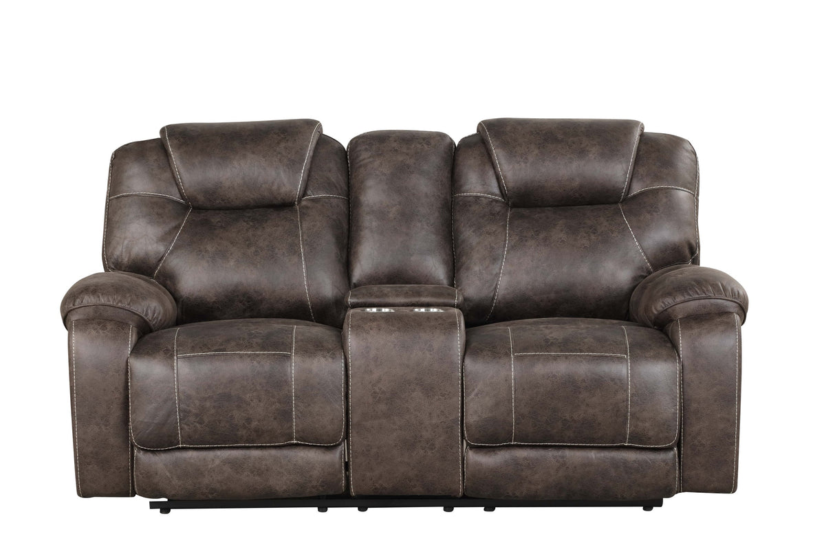 Chocolate Leather Sofa