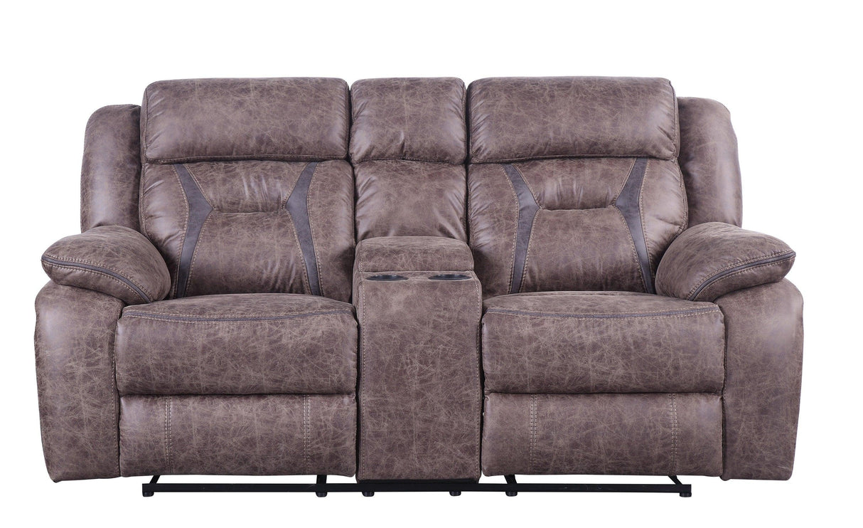Madrona Reclining Loveseat by Homelegance at Eve Furniture