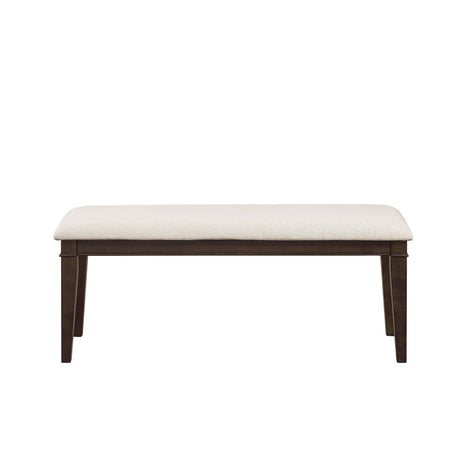 Makah Dark Brown Dining Bench by Homelegance at Eve Furniture