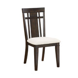 Makah Dark Brown Side Chair, Set of 2 by Homelegance at Eve Furniture