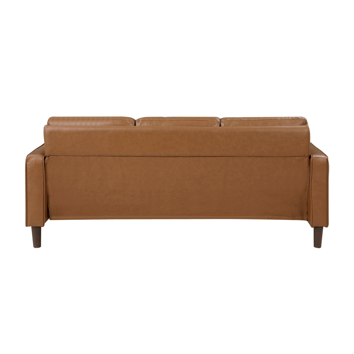Malcolm Brown Faux Leather Sofa by Homelegance at Eve Furniture