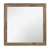 Mandan Weathered Pine Mirror (Mirror Only) by Homelegance at Eve Furniture
