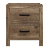 Mandan Weathered Pine Nightstand by Homelegance at Eve Furniture
