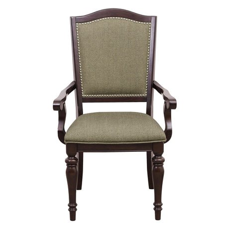 Marston Dark Cherry Arm Chair, Set of 2 by Homelegance at Eve Furniture