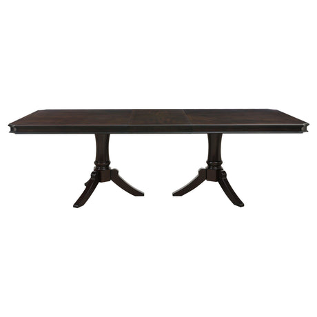 Marston Dark Cherry Extendable Dining Table by Homelegance at Eve Furniture