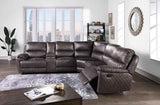 Martino Grey Oversized Reclining Sectional by New Era Innovations at Eve Furniture
