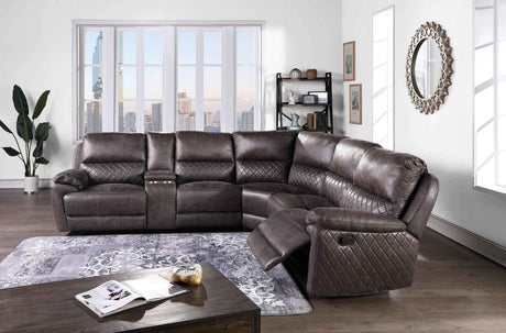 Martino Grey Oversized Reclining Sectional by New Era Innovations at Eve Furniture