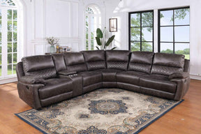 Martino Grey Oversized Reclining Sectional by New Era Innovations at Eve Furniture