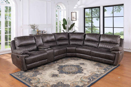 Martino Grey Oversized Reclining Sectional by New Era Innovations at Eve Furniture