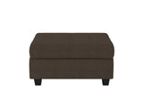 Maston Chocolate Ottoman by Homelegance at Eve Furniture