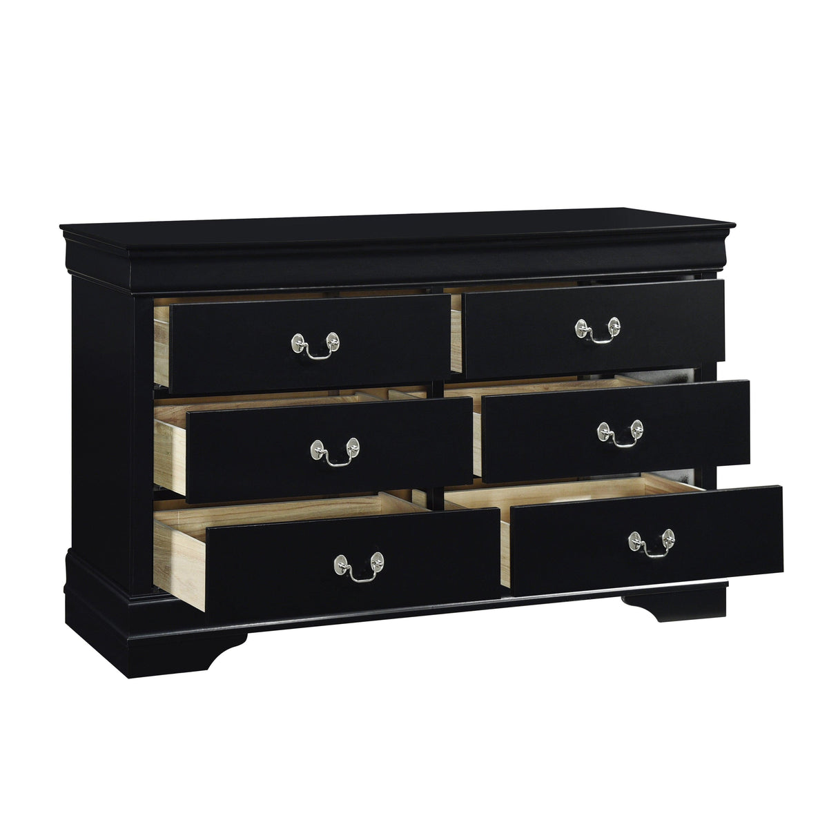 Mayville Black Dresser by Homelegance at Eve Furniture