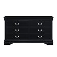 Mayville Black Dresser by Homelegance at Eve Furniture
