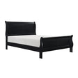 Mayville Black Full Sleigh Bed by Homelegance at Eve Furniture