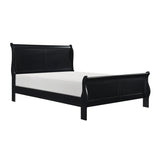 Mayville Black Sleigh Bedroom Set by Homelegance at Eve Furniture