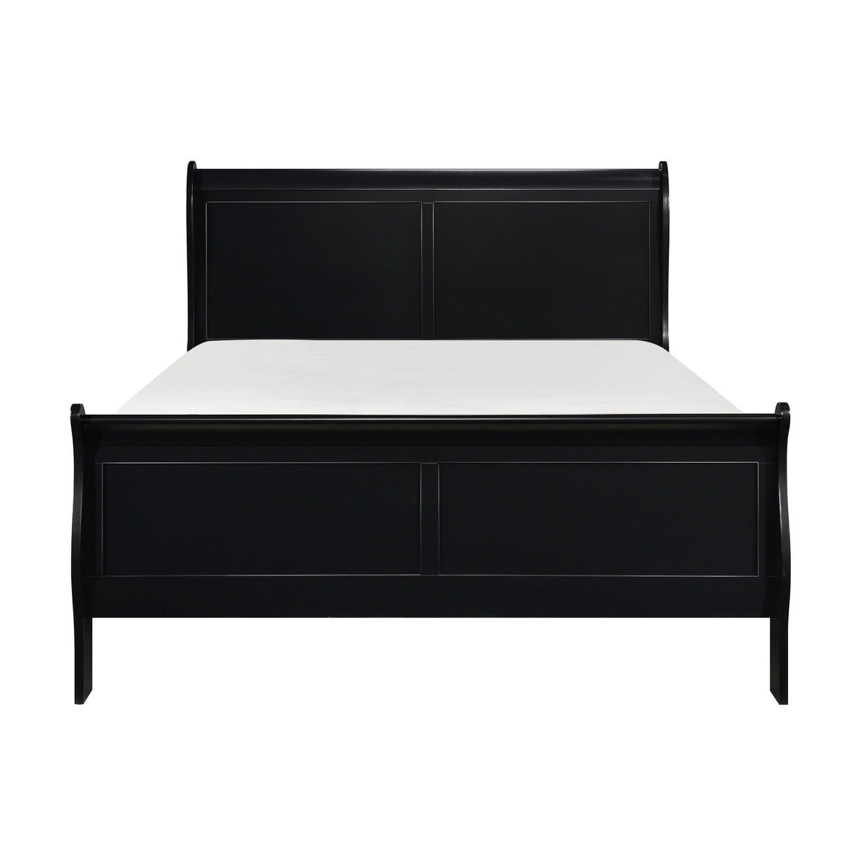 Mayville Black Sleigh Bedroom Set by Homelegance at Eve Furniture