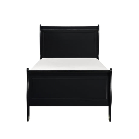 Mayville Black Sleigh Youth Bedroom Set by Homelegance at Eve Furniture