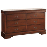 Mayville Brown Cherry Sleigh Bedroom Set by Homelegance at Eve Furniture