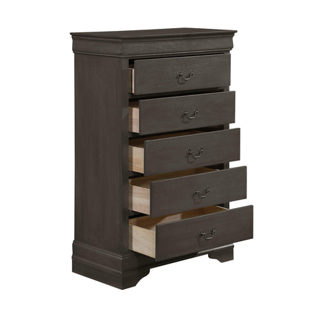 Mayville Stained Gray Chest by Homelegance at Eve Furniture