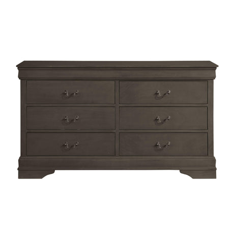 Mayville Stained Gray Dresser by Homelegance at Eve Furniture