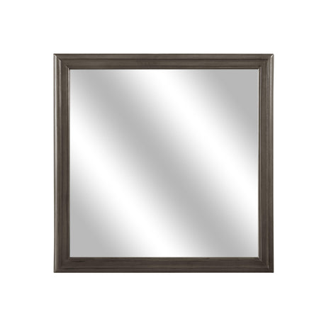 Mayville Stained Gray Mirror (Mirror Only) by Homelegance at Eve Furniture