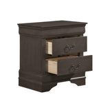 Mayville Stained Gray Nightstand by Homelegance at Eve Furniture