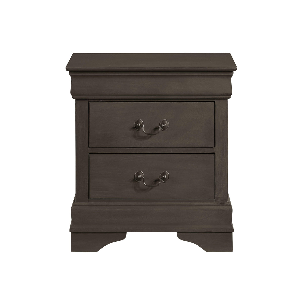 Mayville Stained Gray Nightstand by Homelegance at Eve Furniture