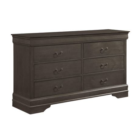 Mayville Stained Gray Sleigh Youth Bedroom Set by Homelegance at Eve Furniture