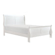 Mayville White Full Sleigh Bed by Homelegance at Eve Furniture
